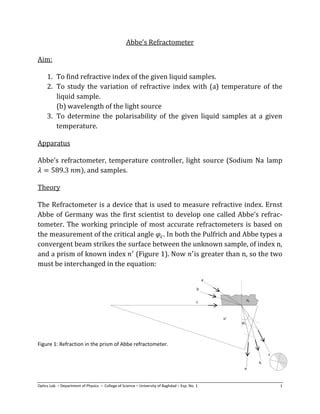 how to calibrate abbe refractometer|abbe refractometer operating principle.